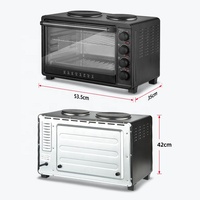Meitong — mini four automatique portable, compacte, portable, 45 Litre, four à baguette de table domestique avec plaque chaude