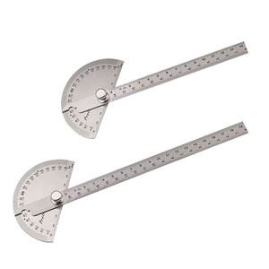 목수 및 목공 애호가들을위한 각도 각도기 스테인레스 스틸 스퀘어 헤드 측정 도구 - Product Image 1