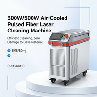 Nouvelle machine de nettoyage au laser à fibre pulsée puissante de 500 W, nettoyeur portatif robuste pour l'élimination de la rouille sur le métal et la pierre