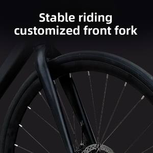 <span class=keywords><strong>Vélo</strong></span> de <span class=keywords><strong>route</strong></span> en <span class=keywords><strong>carbone</strong></span> et alliage d'aluminium à 16 vitesses avec guidon fendu et freins à disque pour hommes, femmes et étudiants - Product Image 3