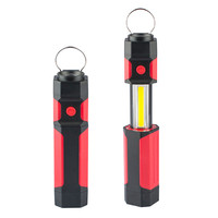 Lampe torche LED télescopique portable, lampe de travail magnétique d'urgence 3W COB pour réparation automobile, inspection
