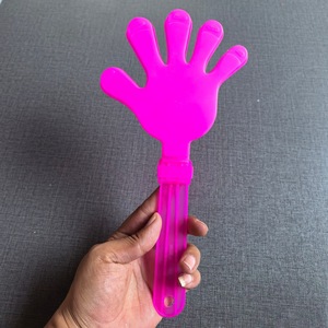 Vente en gros de claquettes en plastique colorées, accessoires sonores pour fêtes et événements sportifs, cadeau de cheering - Product Image 4