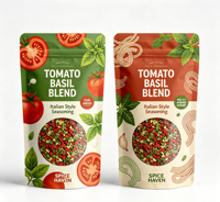 Sachets Doypack thermoscellés pour assaisonnements pratiques, sachets à épices laminés pour emballage de condiments et de matières premières pour plats préparés