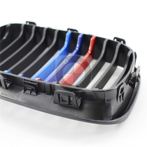 กระจังหน้า BMW F20 F21 สีดำด้าน สไตล์ M ผลิตจากพลาสติก ABS สำหรับปี 2011 2014 ซีรีส์ 1 ชุดแต่งกันชน อัพเกรด - Product Image 4