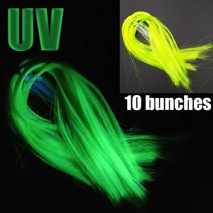 Lunker UV Ultra Violet huỳnh quang Fly câu cá Chuỗi Dòng DIY PVC chất liệu cá chép hồ vị trí hỗ trợ Hooking ruồi câu cá - Product Image 4