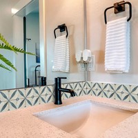 Tuiles de mosaïque en vinyle auto-adhésives imperméables pour cuisine et salle de bain, 30x30 400x400, motif floral, à peler et à coller, pour sol et mur