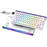 Keyboard ATTACK SHARK R85 HE 79 Tombol Kecepatan Tinggi RT Magnetic Switch RGB Menghadap ke Selatan dengan Web Driver untuk Pengaturan Gamer Profesional