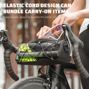 Sac de guidon de vélo WEST BIKING, portable, durable, imperméable, pour le cyclisme en plein air, le sport et la randonnée à vélo - Product Image 4