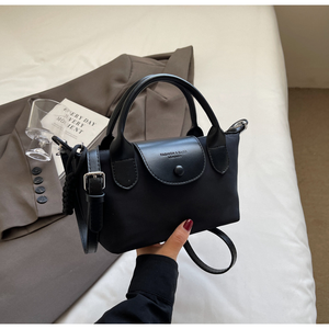 Borsa a Tracolla <span class=keywords><strong>Vintage</strong></span> in Pelle Scamosciata PU per Donna, Design Personalizzato a Forma di Raviolo con Catena e Fodera in Poliestere - Product Image 3