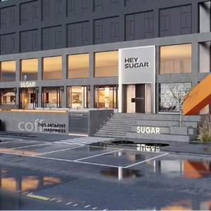 Conception clé en main pour cafés et bistros: rendus 3ds Max, plans d'étage et conception de portes et fenêtres de devanture personnalisée - Product Image 1