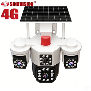 Caméra PTZ 4G <span class=keywords><strong>à</strong></span> trois objectifs en gros, personnalisable en usine, suivi IA 3MP, application OKAM, prix abordable - Product Image 1