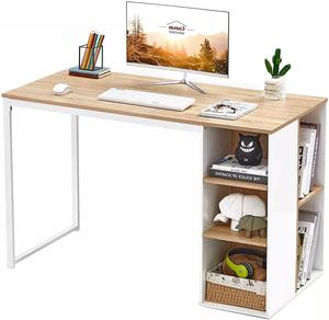 Bedroom Furniture Writing Study <strong>Desk</strong> <strong>with</strong> <strong>Shelving</strong> <strong>Unit</strong> High Quality Computer Table for Home and Office - Product Image 6