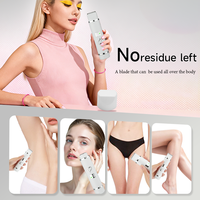 Rasoir multifonction 2-en-1 pour femme, tondeuse bikini à double tête, épilateur indolore, appareil léger pour l'épilation féminine