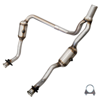 Systèmes de moteur automobile Yueyang, convertisseur catalytique à trois voies en acier inoxydable, Jeep Wrangler 3.8L 2010 2011, OEM Euro II