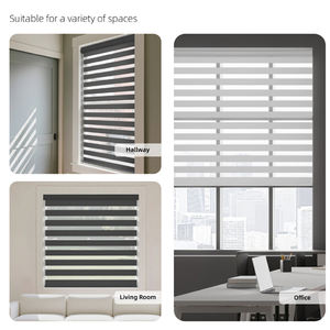 Stores enrouleurs occultants zébrés pour intérieur, idéaux pour salon et chambre à coucher (vente <span class=keywords><strong>en</strong></span> gros) - Product Image 4