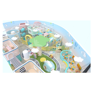 Aire de jeux intérieure sur le thème de la forêt en bois, parc <span class=keywords><strong>d</strong></span>'attractions pour tout-petits avec bac à sable, salle de fête <span class=keywords><strong>d</strong></span>'anniversaire pour enfants, aire de jeux souple pour bébés - Product Image 3