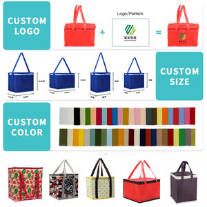 Entrega de alimentos de comestibles Extra grande no tejido aislado Tote Food Bag Cooler Bag Catering Food Tote Bag térmico - Product Image 5