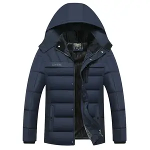 New Winter Jacket Men -20 Degree Thicken Warm Men Parkas Hooded Coat Fleece Man's Jackets Outwear Puffer Jacket Polyester Shell