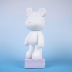 Peinture DIY Violence Bear Bearbricks Peinture fluide manuelle Décoration créative de la maison Décoration de la chambre Figurine de poupée faite à la main Jouets Cadeau - Product Image 3