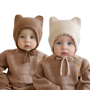 Nouveaux designs de bonnets d'hiver et d'automne pour bébés garçons et filles, vente en gros - Product Image 1
