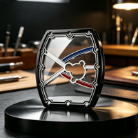 Montre mécanique squelette ultra-fine de luxe pour homme 67-02, montre automatique tonneau en fibre de carbone TPT de haute qualité