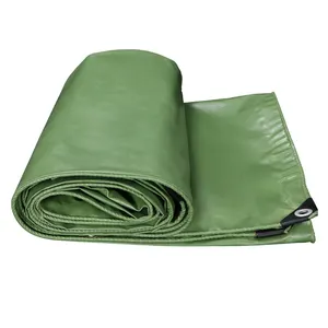Fireproof Pvc Tarpaulins Water Tank Green Windproof Woven Poly Tarps Tarpaulin for Bags Hay Construction Cover