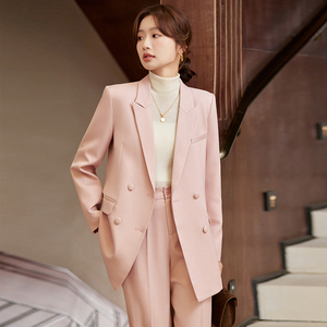 Nouvelle veste de mode pour femmes, hauts à revers, <span class=keywords><strong>blazer</strong></span> de <span class=keywords><strong>luxe</strong></span> à boutons, veste de costume élégante grande taille pour femmes - Product Image 1