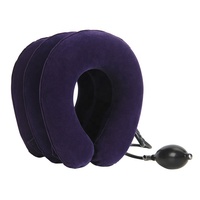 Oreiller gonflable de soutien cervical réglable à trois couches pour traction complète du cou, coussin d'air confortable – Meilleure vente