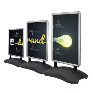 Portable B1 Size Water Base Outdoor Aluminum Sign Board Movable Poster Stand Display Stand