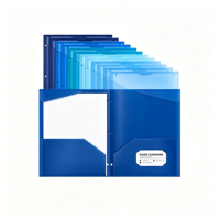 Carpeta de Anillas A4 FC de Papel Impermeable con Logotipo Personalizado para Organización de Documentos de Oficina