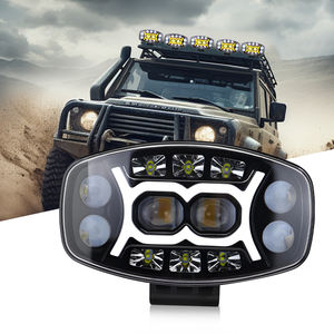 Nouveau phare de travail LED ovale 10 pouces 1W 12V pour camion, avec clignotants dynamiques séquentiels, pour conduite tout-terrain - Product Image 1