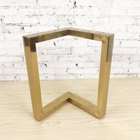 Pied de table en laiton pieds de meubles de luxe pour banc pieds de table à café durables en acier inoxydable doré de haute qualité