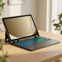 Clavier sans fil pour Samsung Galaxy Tab S10 FE 10.9 pouces, en stock, prêt à être expédié, clavier pour tablette avec support pour stylet