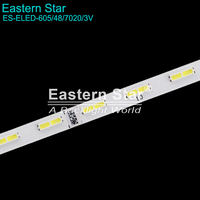 Bandeaux LED ES-ELED-605 pour rétroéclairage LED, compatibles avec les téléviseurs SAMMSUNG 55'' UN55AU8000, 2 pièces