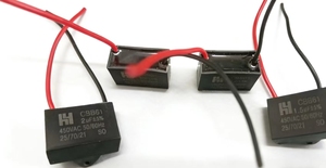 مكثف Cbb61 75/2000، 450 فولت تيار متردد، 2 ميكروفاراد، مكثف بدء تشغيل المروحة، 1.2/1.5/1.8/2/2.5/3/4/5/6/7 ميكروفاراد، مكثف 450 فولت - Product Image 2