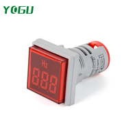 Voltmeter Digital YOGU Indikator Volt 20-500V Mini Layar LED 22mm Pengukur Tegangan dengan Harga Pabrik