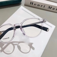 Montures de lunettes Danyang géométriques punk de style japonais, ultra-légères en acétate et titane pur, design unisexe à petite monture, monture complète