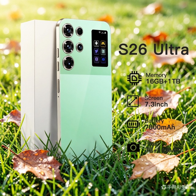 Customer Choice Original S26 Ultra 7.3 Inch 16GB+1TB 5G Smartphone 72+108MP HD Camera Dual Card 5G Android 14.0 100W