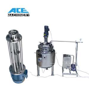 Mezclador Cosmético de Acero Inoxidable de 100L-500L, Homogeneizador al Vacío, Emulsionador, Máquina de Molienda, Motor para Resina, Loción Corporal, Aceite Capilar, Crema Facial - Product Image 3