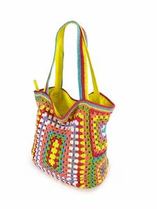 Bolso de Mano Tejido a Crochet SY 2026, Hecho a Mano, Gran Capacidad, Estilo Abuela, Doble Asa - Product Image 2