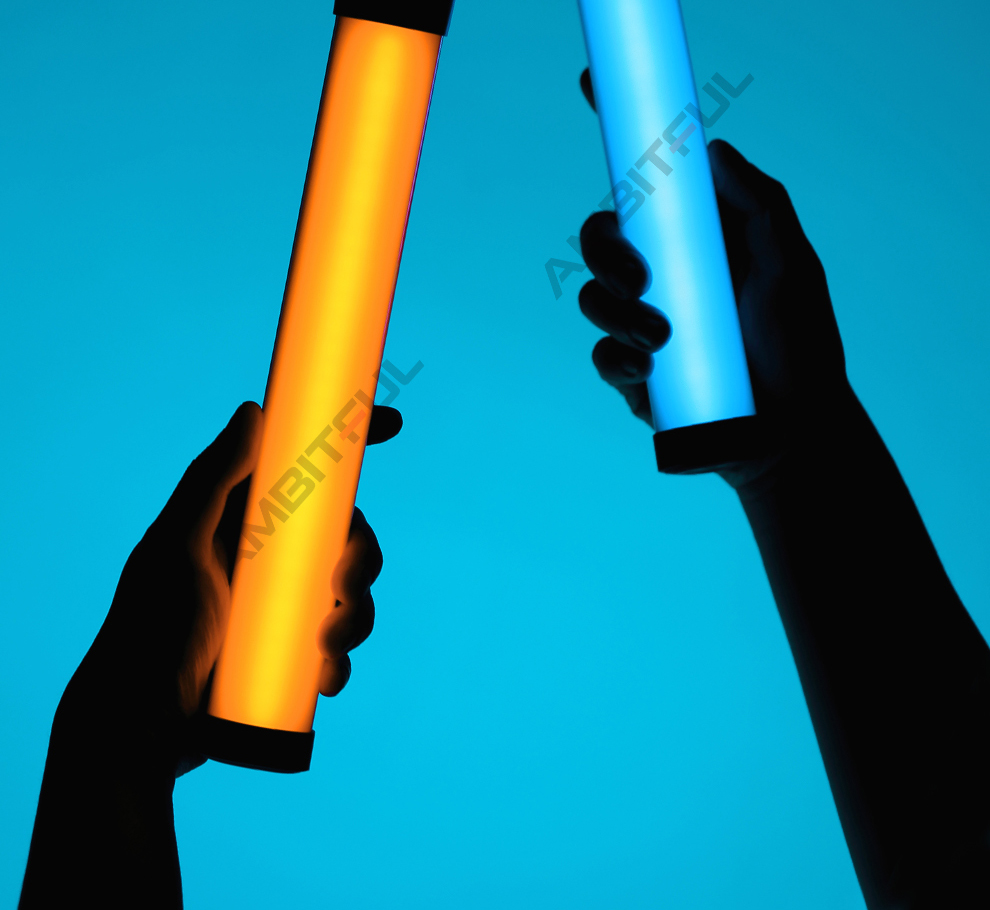 AMBITFUL A2 RGB 2500-8500K RGB LED Video Stick Tube Light, CRI 95+ TLCI 97 +,Built-in APP Lithium Battery Magnetic Function