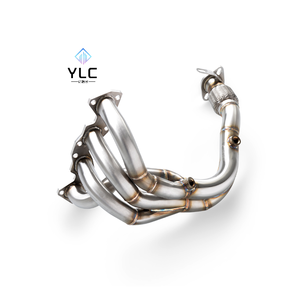 Collecteur d'échappement haute performance en acier inoxydable YLC pour <span class=keywords><strong>Peugeot</strong></span> 206 CC 1.6 16v 109 ch 207 2006-2016 – Convertisseur de système d'échappement - Product Image 3