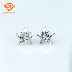 Diamante Moissanite a Forma di Stella a Cinque Punte da 1 Carato, Creato in Laboratorio, Colore Bianco D, Personalizzabile - Product Image 5
