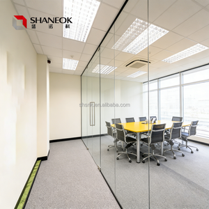 Cloisons <span class=keywords><strong>de</strong></span> bureau en profilés aluminium à vitrage simple, systèmes <span class=keywords><strong>de</strong></span> cloisons en verre transparent pour bureaux à <span class=keywords><strong>plan</strong></span> ouvert - Product Image 3