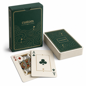 Cartes à jouer promotionnelles personnalisées en papier pour les clubs de <span class=keywords><strong>golf</strong></span> britanniques - Product Image 1