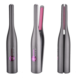 مكواة شعر كهربائية لاسلكية للشعر القصير، محمولة 2 في 1 للاستخدام أثناء السفر، بطارية 2600 مللي أمبير، متعددة درجات الحرارة للاستخدام المنزلي - Product Image 2