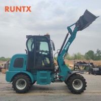 Chargeuse sur pneus électrique mini RUNTX de marque chinoise, neuve, 700 kg, avec une puissance nominale de 5 kW