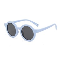 Lunettes de soleil légères et anti-rayonnement pour enfants à prix d'usine avec cadre rond coloré Nuances polarisées pour garçon et fille à la mode