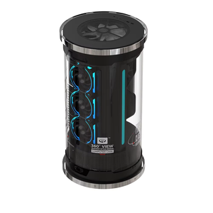 Boîtier PC Mecha Space NPC <span class=keywords><strong>ALSEYE</strong></span>, design cylindrique, panoramique à 360 degrés, compatible ATX/ITX, boîtiers et tours d'ordinateur de jeu 360 - Product Image 5