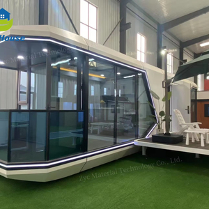 Chất lượng cao sang trọng hiện đại mô-đun di động táo cabin lớn cắm trại nhà khách sạn container nhà prefab không gian Viên Nang Nhà 8.5m - Product Image 2